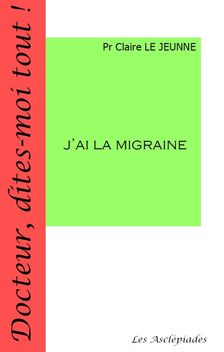 Couverture de J’ai la migraine
